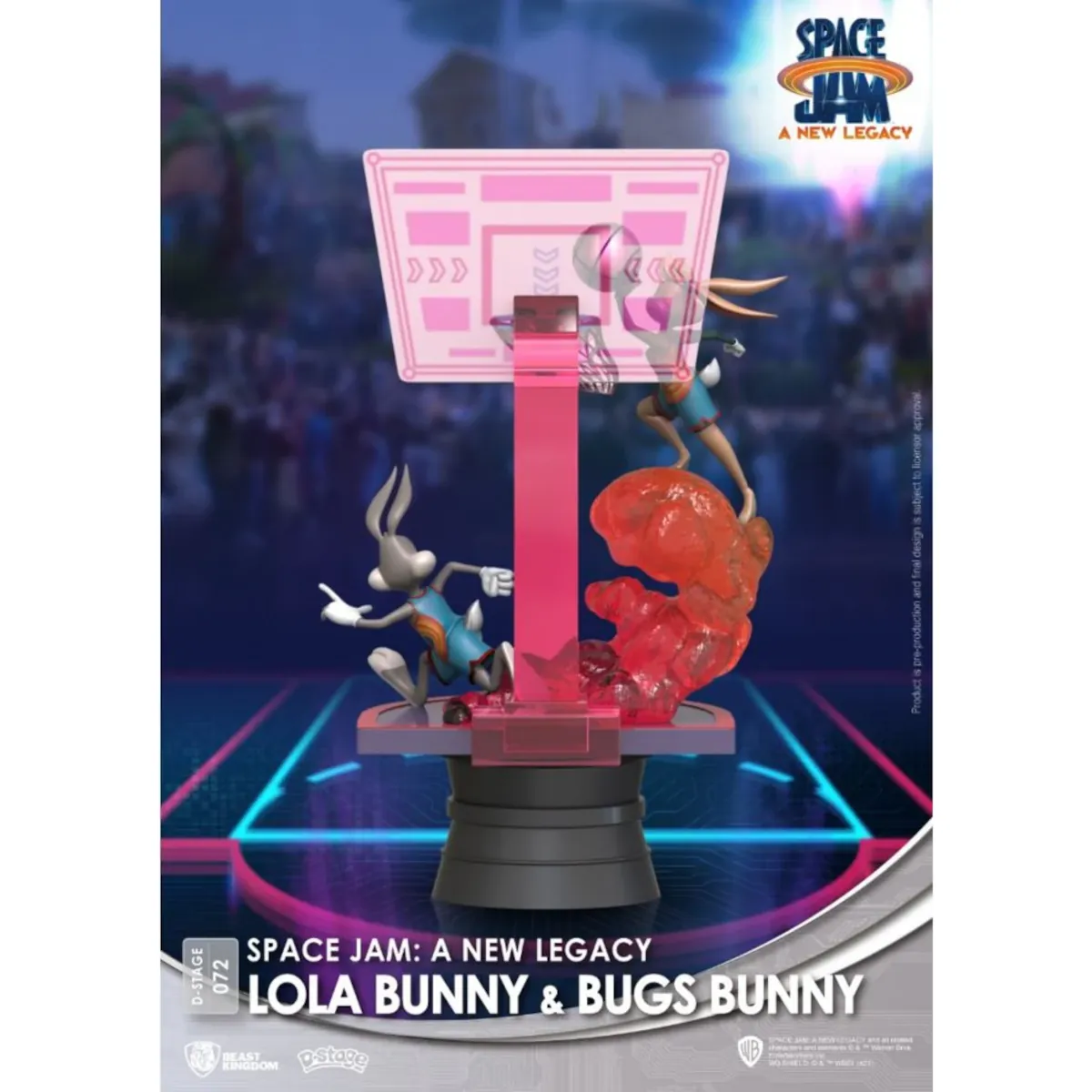DS-072 Space Jam A New Legacy D-Stage 16cm Lola Bunny & Bugs Bunny PVC Diorama 2