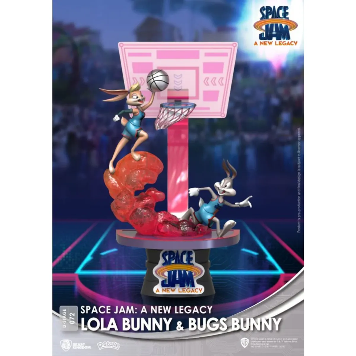 DS-072 Space Jam A New Legacy D-Stage 16cm Lola Bunny & Bugs Bunny PVC Diorama