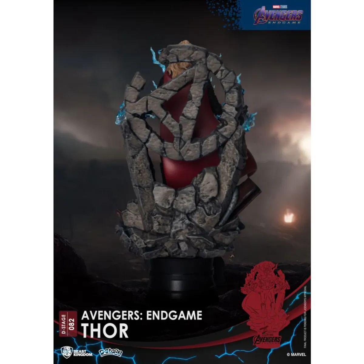 DS-082 Marvel Avengers Endgame D-Stage 16cm Thor PVC Diorama 2