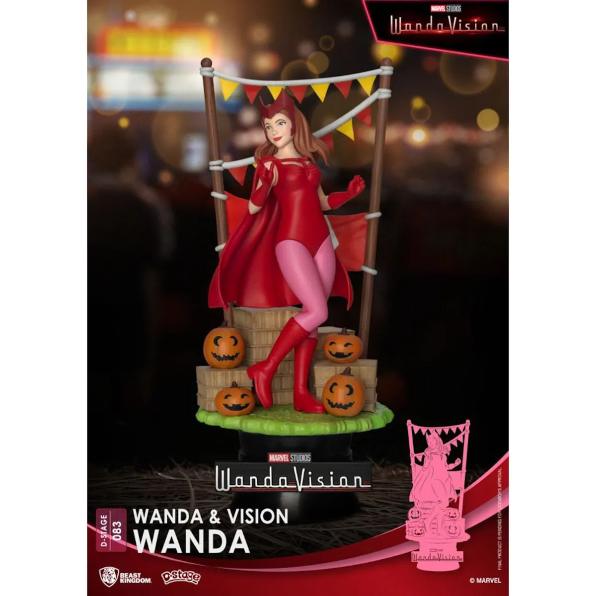 DS-083 Marvel WandaVision D-Stage 16cm Wanda PVC Diorama
