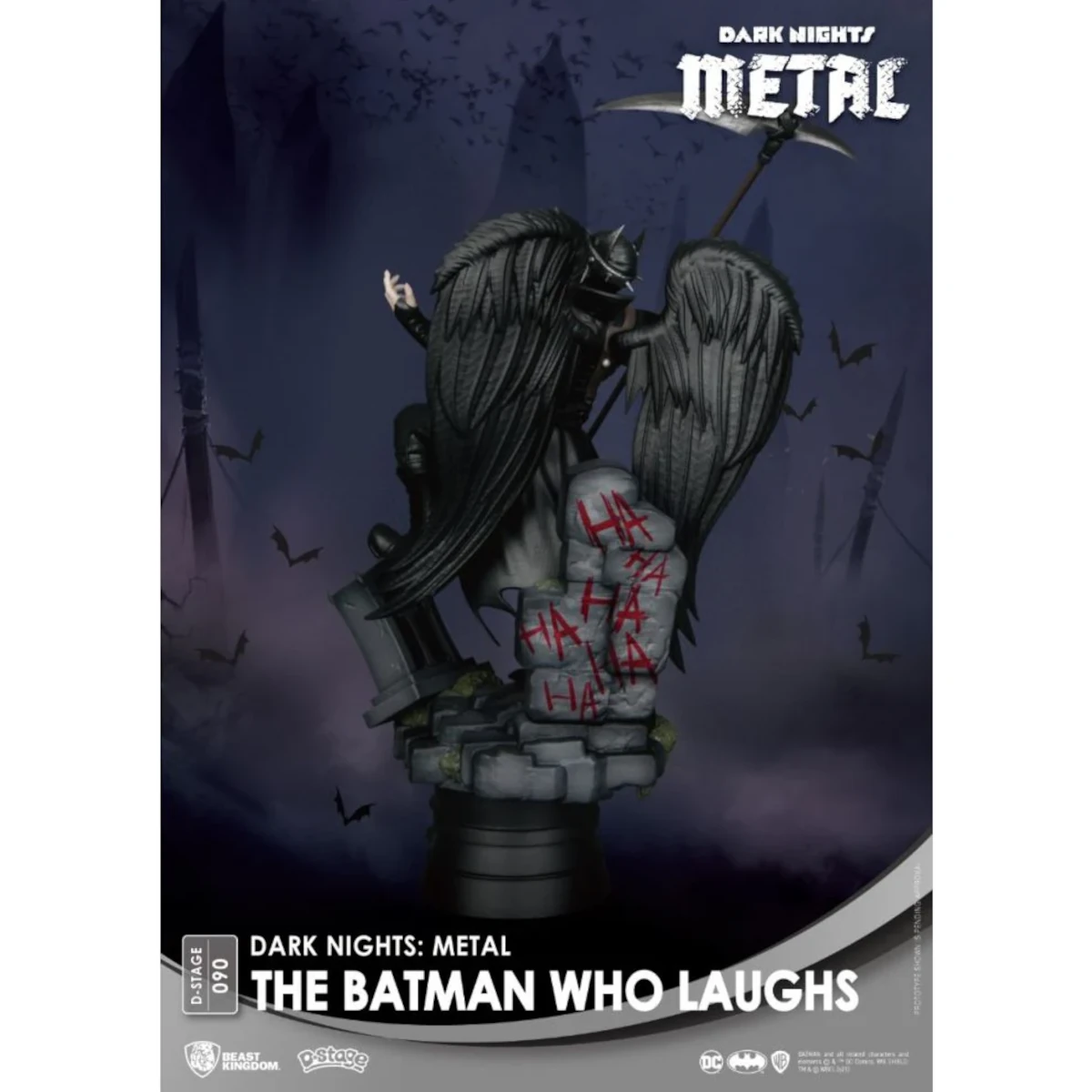 DS-090 DC Comics Dark Nights Metal D-Stage 16cm The Batman Who Laughs PVC Diorama 2