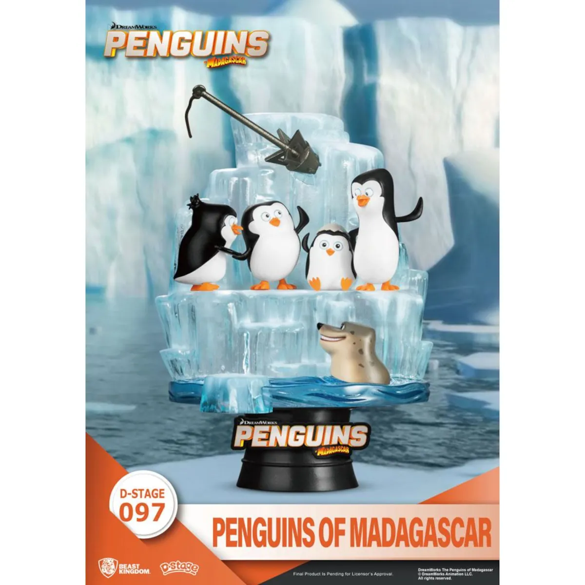DS-097 Penguins of Madagascar D-Stage 14cm PVC Diorama