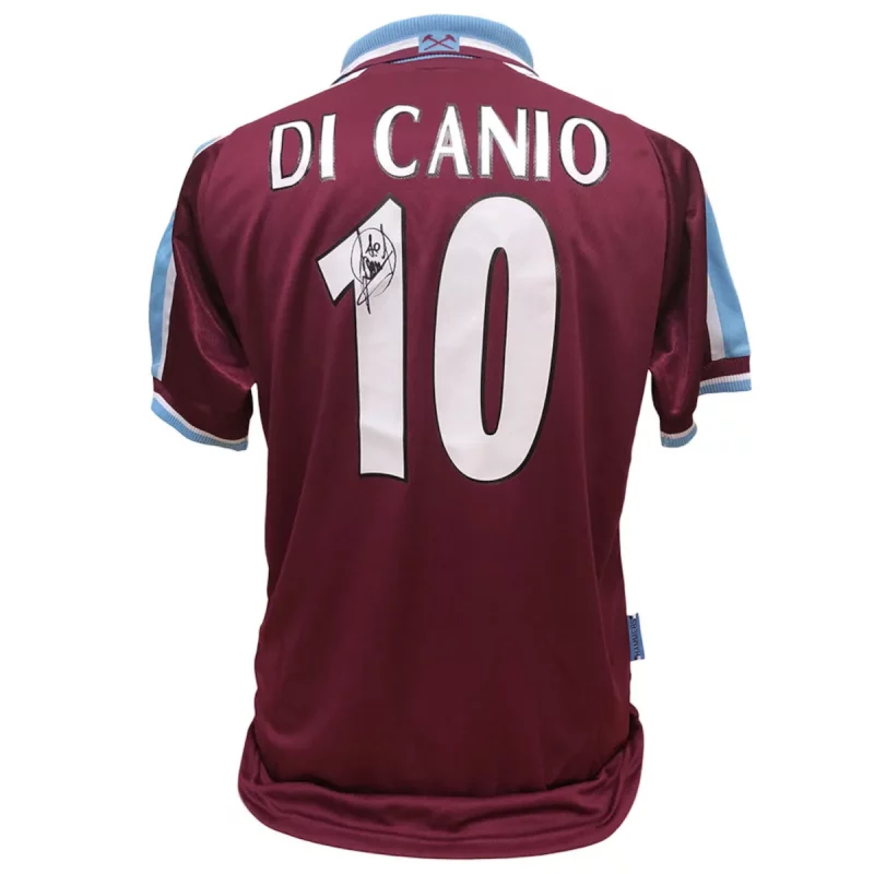 TM-00456 West Ham United F.C. Paolo Di Canio Signed 2019-2020 Season Replica Football Shirt